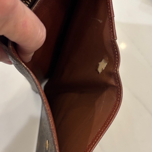 Louis Vuitton Brown and Gold Monogram Wallet - Picture 5 of 5